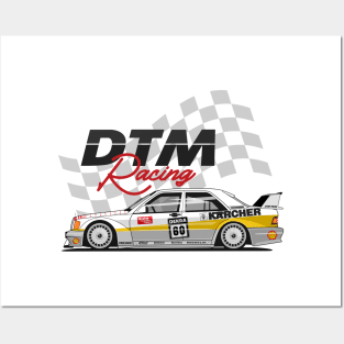 MERCEDES BENZ EVO 2 190E DTM RACING Posters and Art